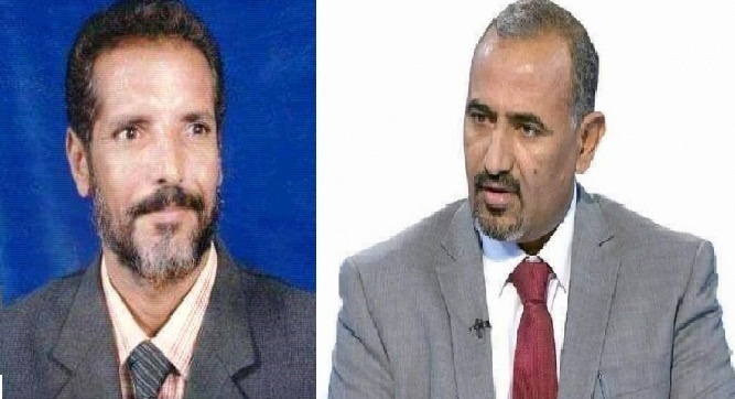 الزُبيدي يهنىء الأسير  أحمد المرقشي بتحريره من سجون نظام صنعاء