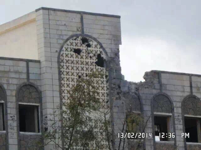 قصف مسجد بالضالع