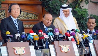مجلس التعاون الخليجي : نحن مهتمون بدعم استقرار وأمن اليمن وندعم  شرعية الرئيس ” هادي “