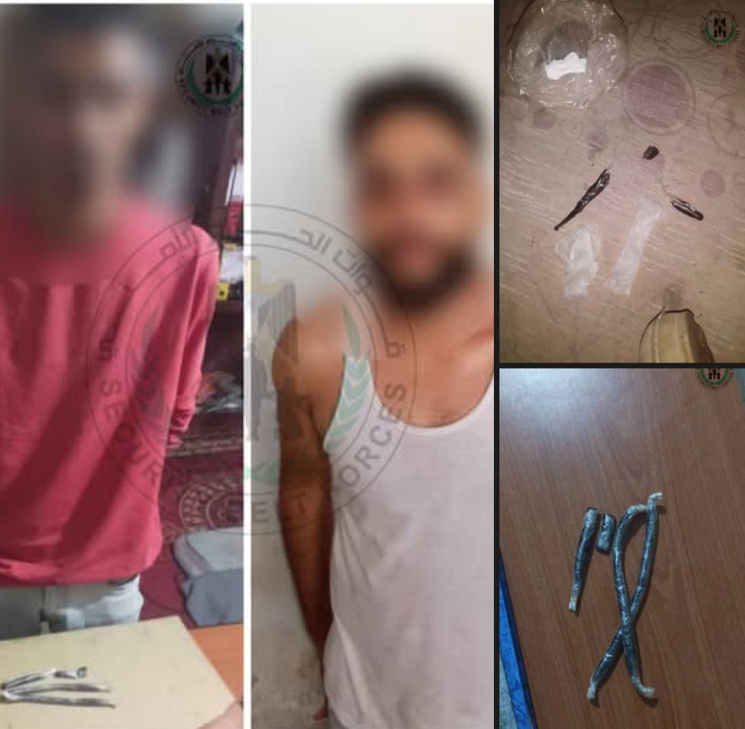 حزام عدن يضبط شخصين بحوزتهما مخدرات في عمليتين منفصلتين