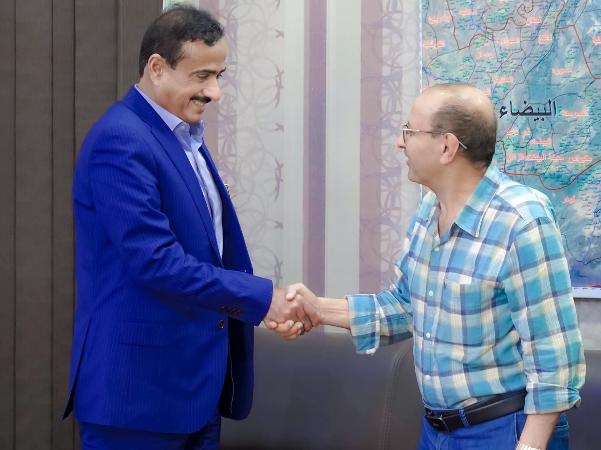 محافظ شبوة يلتقي نائب المدير السابق لشركة OMV النمساوية