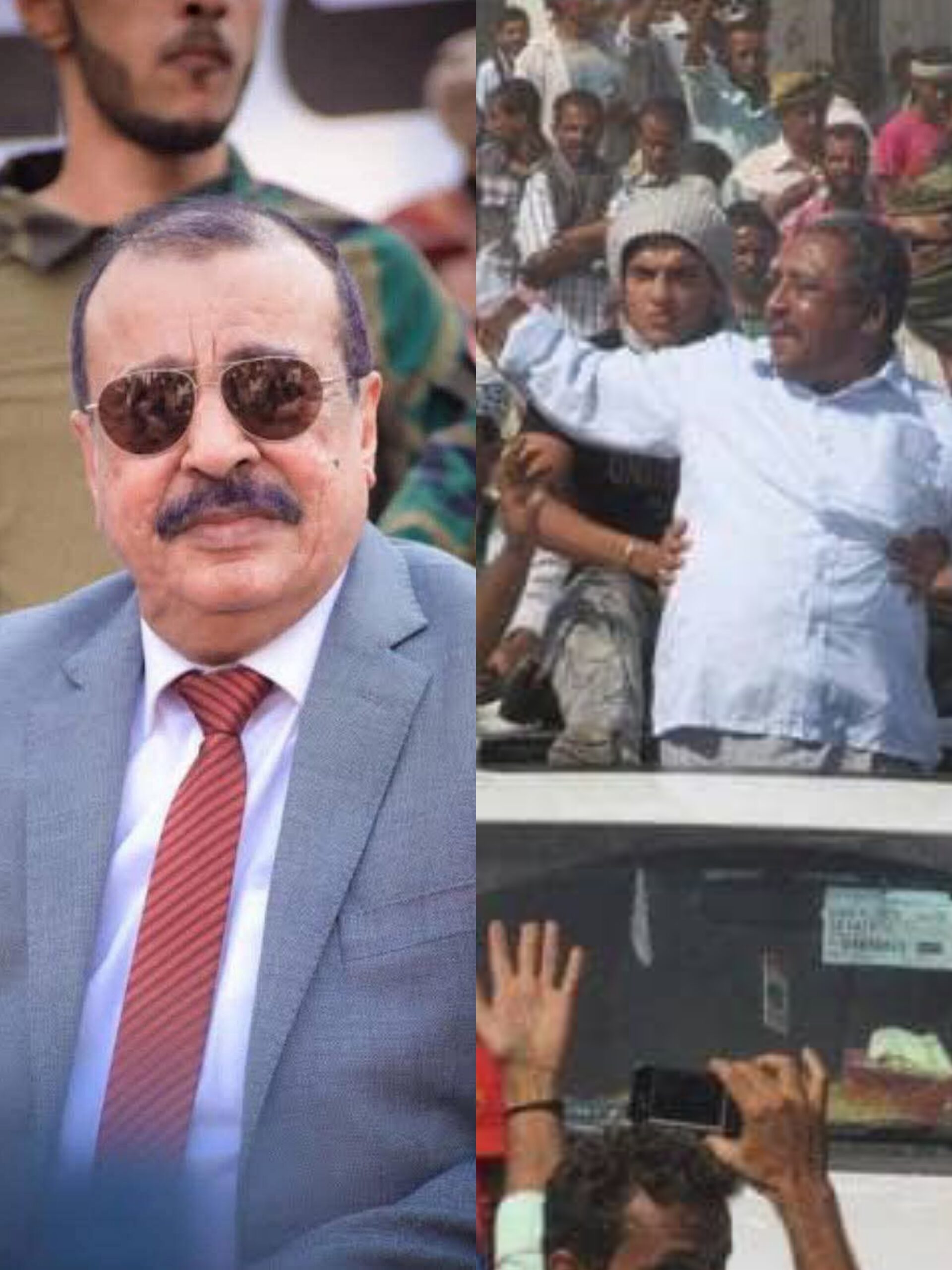 في اتصال هاتفي.. الزعيم حسن باعوم يعزي اللواء أحمد سعيد بن بريك